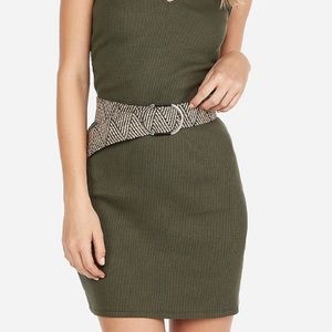 NWT Express Oversized Woven Belt